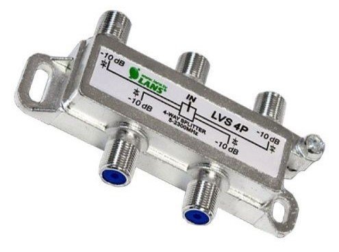 Делитель TV LVS 4P/SAT с проходом питания (5-2300 Мгц) LANS