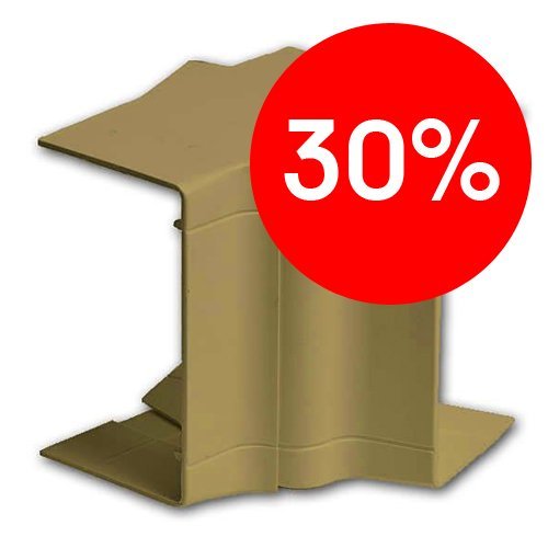 Угол внутренний для кабель-канала 40х40мм (коричневый) Ruvinil
