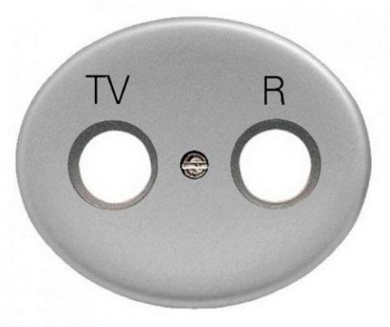 NIE 5550 GP Накладка TV/R розетки (серый) Tacto АВВ