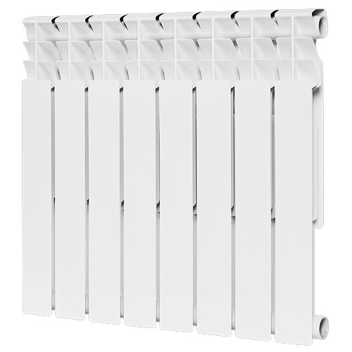 Радиатор биметаллический ROMMER Optima BM 500  8 секций 1000 Вт