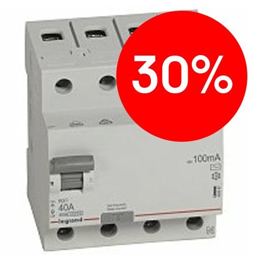 Устройство защитного отключения 4п 40А 100мА тип АС RX3 Legrand (402067)