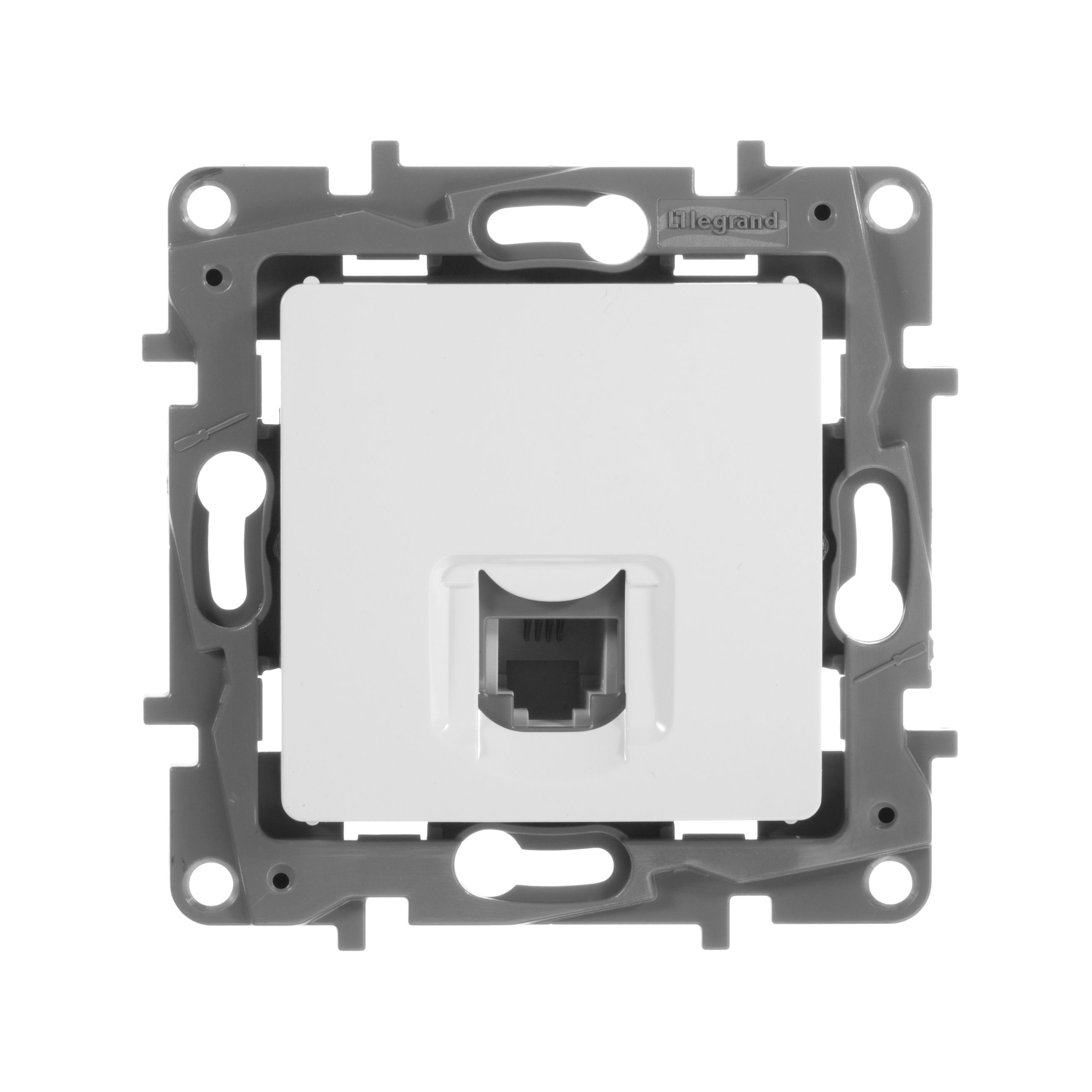 Розетка ТF RJ11 4 контакта (белый) Etika Legrand (672240)