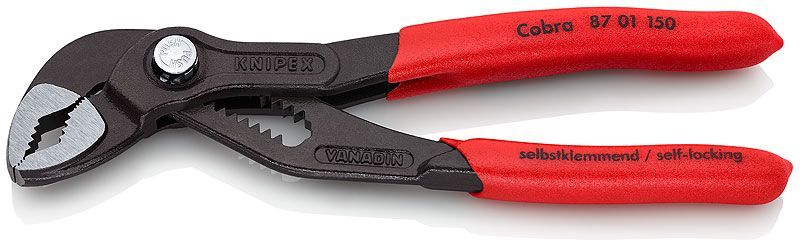 Ключ переставной сантехнический 150мм Ø32мм Cobra KN-8701150 KNIPEX