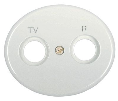 NIE 5550 BL Накладка TV/R розетки (белый) Tacto АВВ