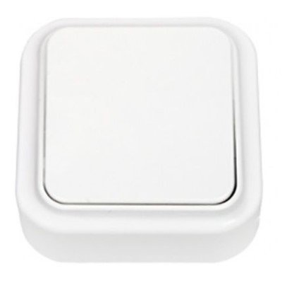 Выключатель ОУ 1кл (белый) Пралеска BYLECTRICA