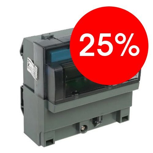 Счетчик электроэнергии Меркурий 201.2 5-60А 230В однофаз.однотар кл1/2 на DIN-рейку ЖКИ дата выпуска от 12мес УЦЕНКА