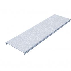 Крышка лотка 50мм Быстрый монтаж КМ-Профиль 3м