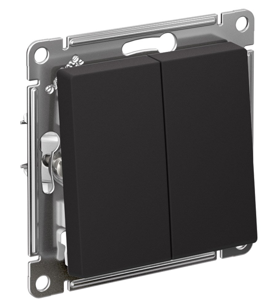 Переключатель 2кл перекрестный 2х схема 7 10АХ (карбон) ATLASDESIGN SE