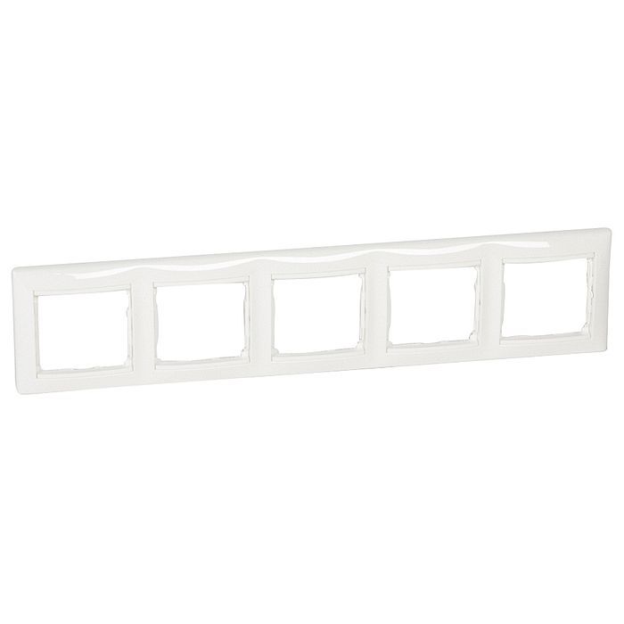 Рамка 5 постов горизонтальная (белая) Valena Classic Legrand (774455)