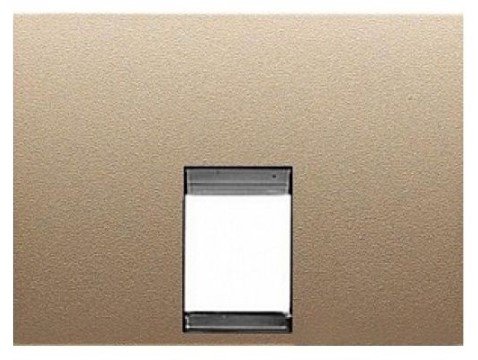 NIE 8417.1 CS Накладка TF и компьютерной розетки (атласная медь) Olas АВВ