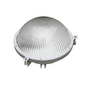 Светильник накаливания настенно-потолочный НПП03-100-005 100Вт Е27 280х110мм IP65 СТЗ Владасвет (рыбий глаз) матов круг