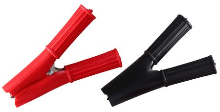 Зажим крокодил 30А длина 75мм резиновая изоляция