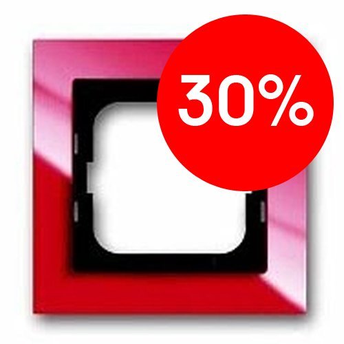 BJE Рамка 1 пост (красный) Axcent (1754-0-4340) УЦЕНКА