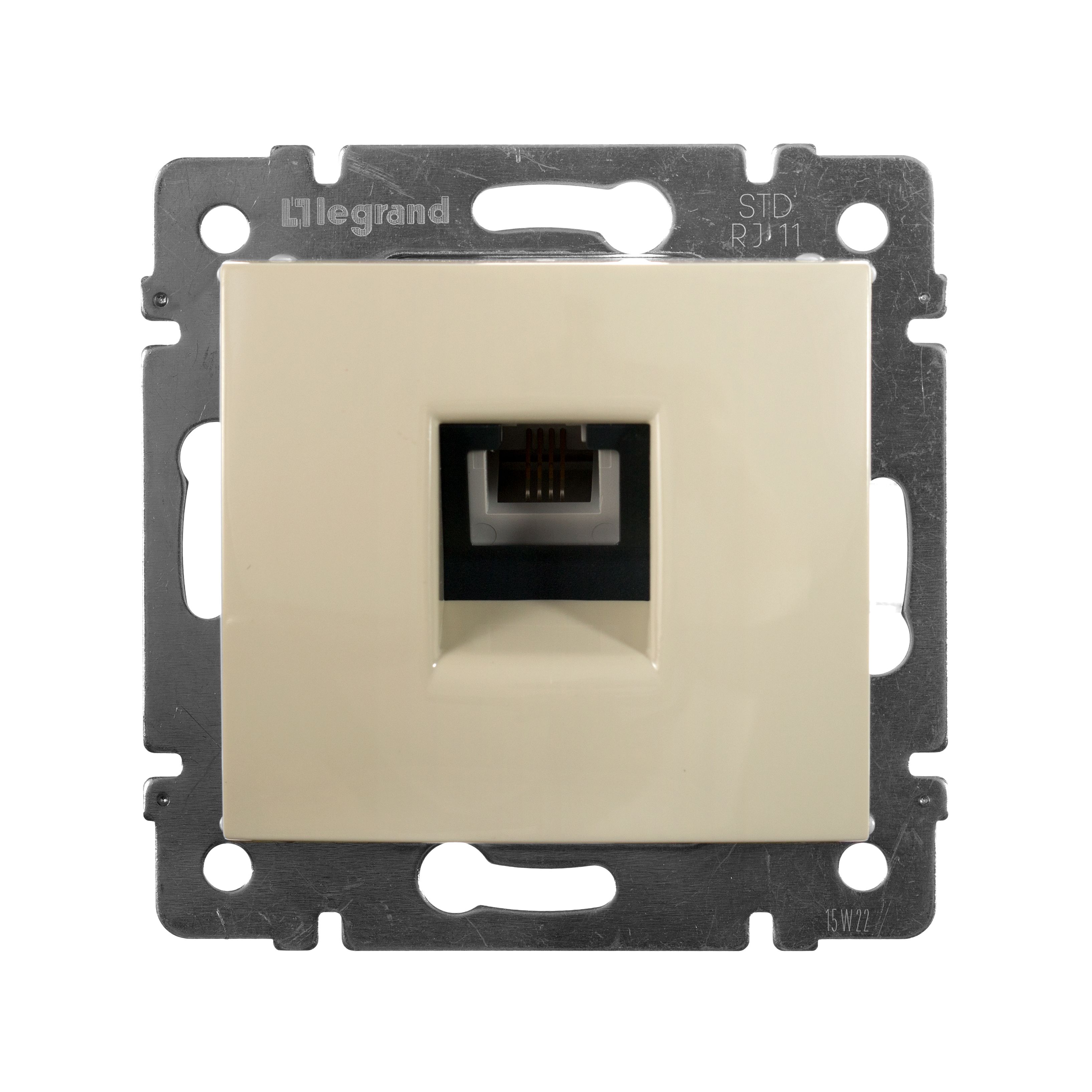 Розетка ТF RJ11 4 контакта (слоновая кость) Valena Classic Legrand (774338)