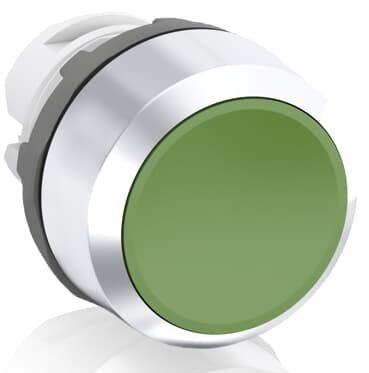 Кнопка МР1-20G (только корпус) без подсветки без фиксации (зеленый) ABB