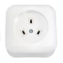 Розетка к электрической плите ОП 2Р+Е 32А 220В IP20 (белый) BYLECTRICA (РА32-002)