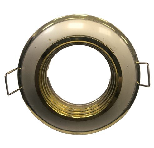 Светильник точечный CRATER 51 0 24 50Вт GU5.3 Ø87х63мм Øотв.67мм IP20 КОМТЕХ золото/никель/золото УЦЕНКА