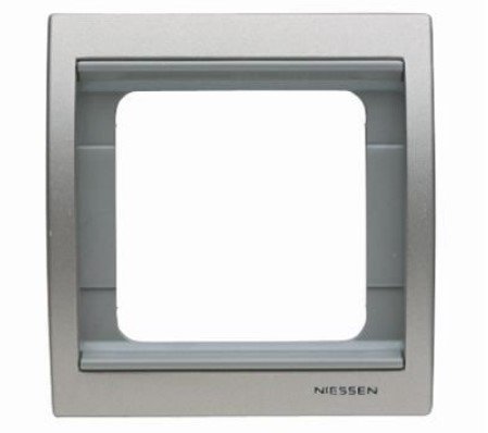 NIE 8471 GA Рамка 1 пост (серый гранит) Olas АВВ