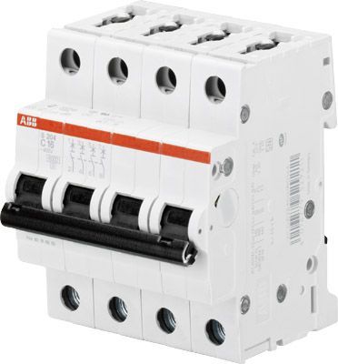 Автоматический выключатель 4п C16 6.0kA S204 ABB (2CDS254001R0164)