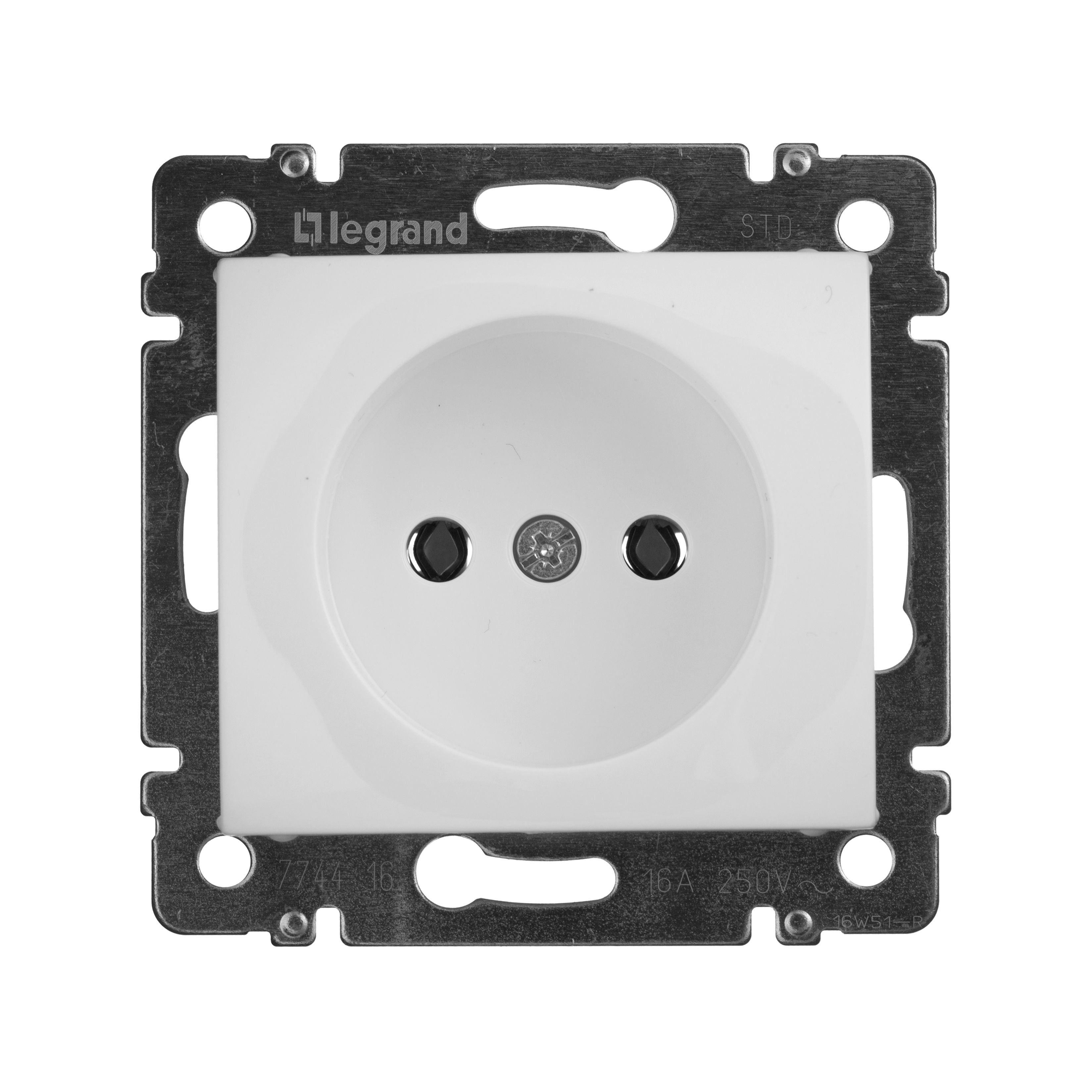 Розетка без заземления (белая) Valena Classic Legrand (774416)