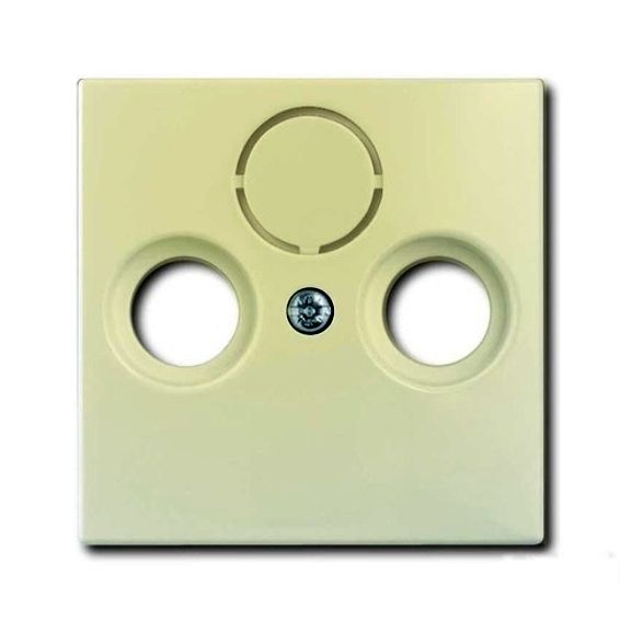 Накладка TV розетки TV/FM/SAT (слоновая кость) Basic 55 (1743-92) ABB