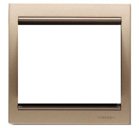 NIE 8471 CS Рамка 1 пост (атласная медь) Olas АВВ