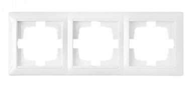 Рамка 3 поста (белый) СТИЛЬ BYLECTRICA