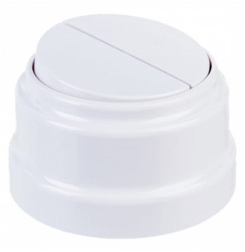 Выключатель ОУ 2кл (белый) Ретро BYLECTRICA