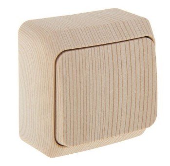 Выключатель ОУ 1кл (сосна) ЭТЮД SE