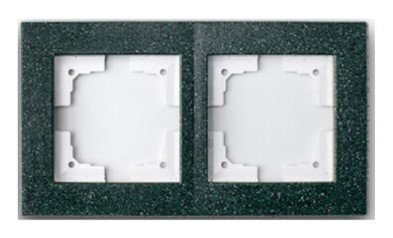 Рамка 2 поста (малахит) СТИЛЬ-ЭЛИТ BYLECTRICA