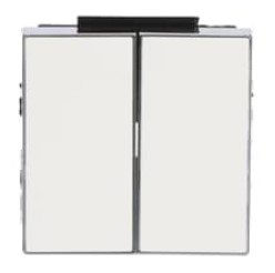 NIE 8511 BL Клавиша д/2-клавишных выключателей/переключателей/кнопок. серия SKY (альп. белый) (АВВ)