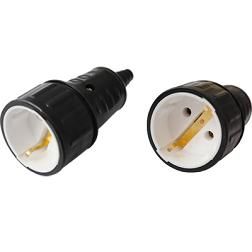 Штепсельное гнездо с з/к (каучук) IP20 BYLECTRICA (Р16-360)