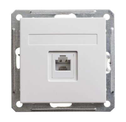 Розеточный механизм СУ TF RJ11 (белый) W59 SE