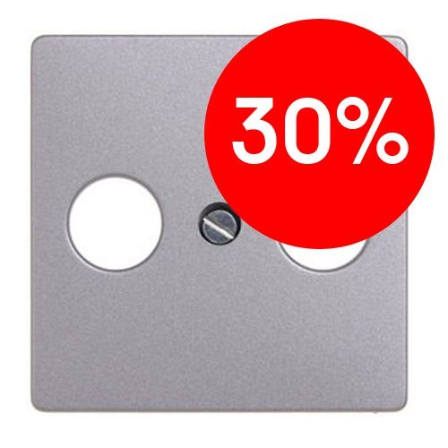 Накладка TV/R (алюминиевый металлик) DELTA Siemens (5TG1253) УЦЕНКА