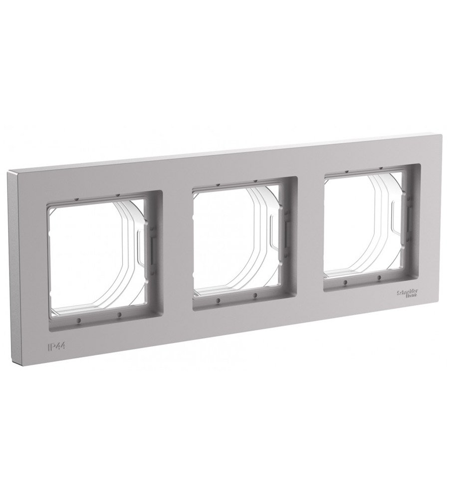 Рамка 3 поста IP44 (алюминий) ATLASDESIGN AQUA SE