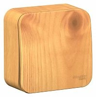 Выключатель ОУ 1кл с изолирующей пластиной (ясень) BLANCA SE