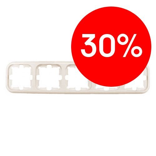 Рамка 5 постов (крем) Classic PRODAX УЦЕНКА