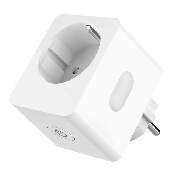 Сетевой переходник (умная розетка) 10А 2300Вт 207-253В IP20 c заземлением GAUSS Smart Home