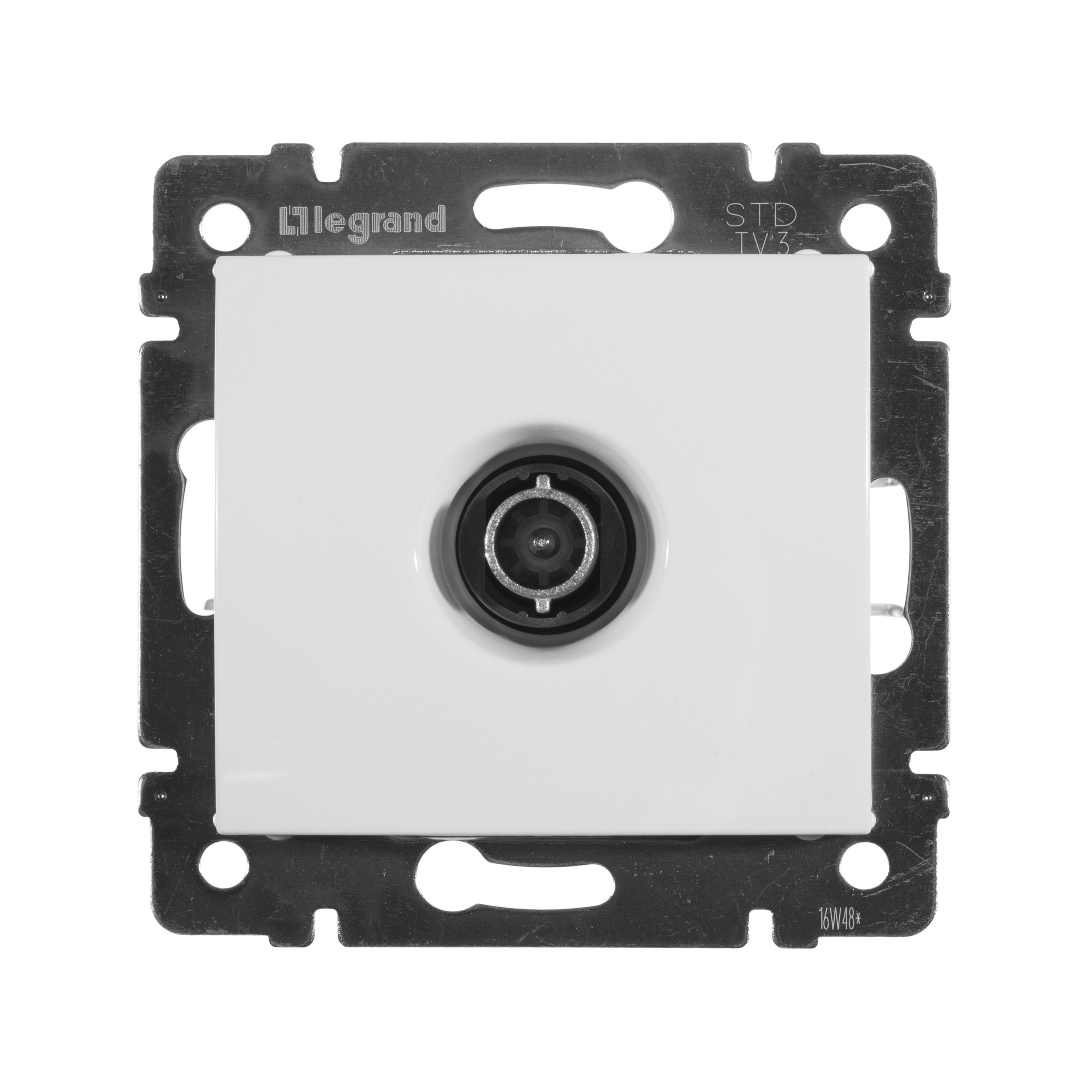Розетка TV-3 проходная 14дБ 2400МГц (белая) Valena Classic Legrand (774431)