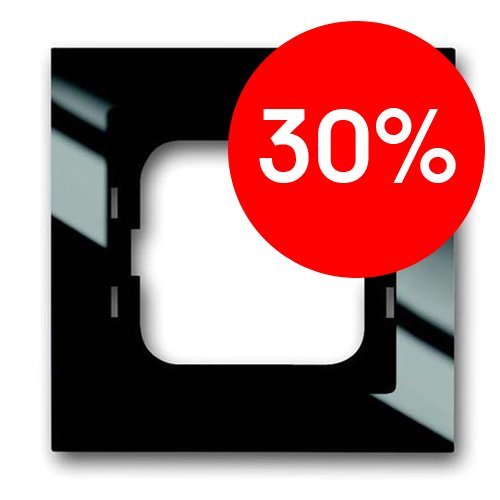 BJE Рамка 1 пост (черный) Axcent (1754-0-4409) УЦЕНКА