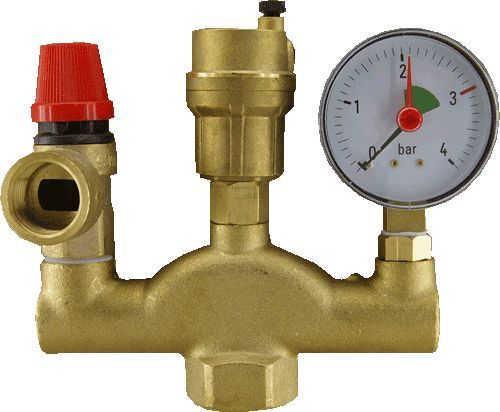 Группа безопасности котла 1" (латунь) TERMA 33920/88002