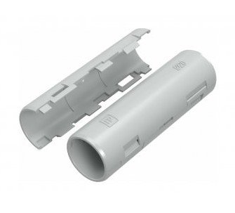 Муфта разборная d20 мм атмосферостойкая серая (10) Промрукав