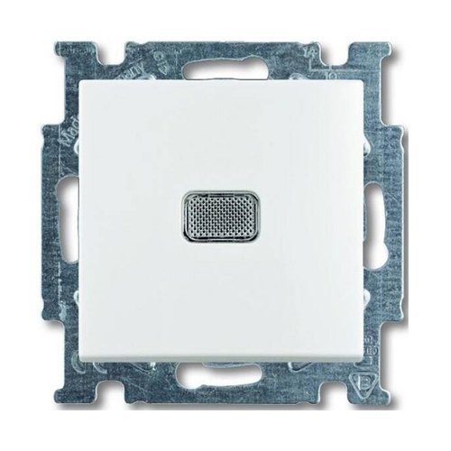 Выключатель 1кл с подсветкой 2006/1 UCGL-94 (альпийский белый) Basic 55 ABB