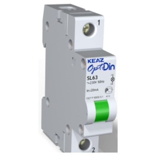 Лампа сигнальная OptiDin SL63-G-230AC-УХЛ3 КЭАЗ