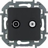 Розетка TV/SAT звезда (антрацит) INSPIRIA Legrand/Daccord (673883)