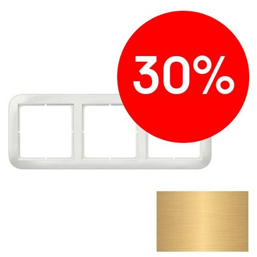 Рамка 3 поста (золото) DELTA VITA Siemens (5TG1173) УЦЕНКА