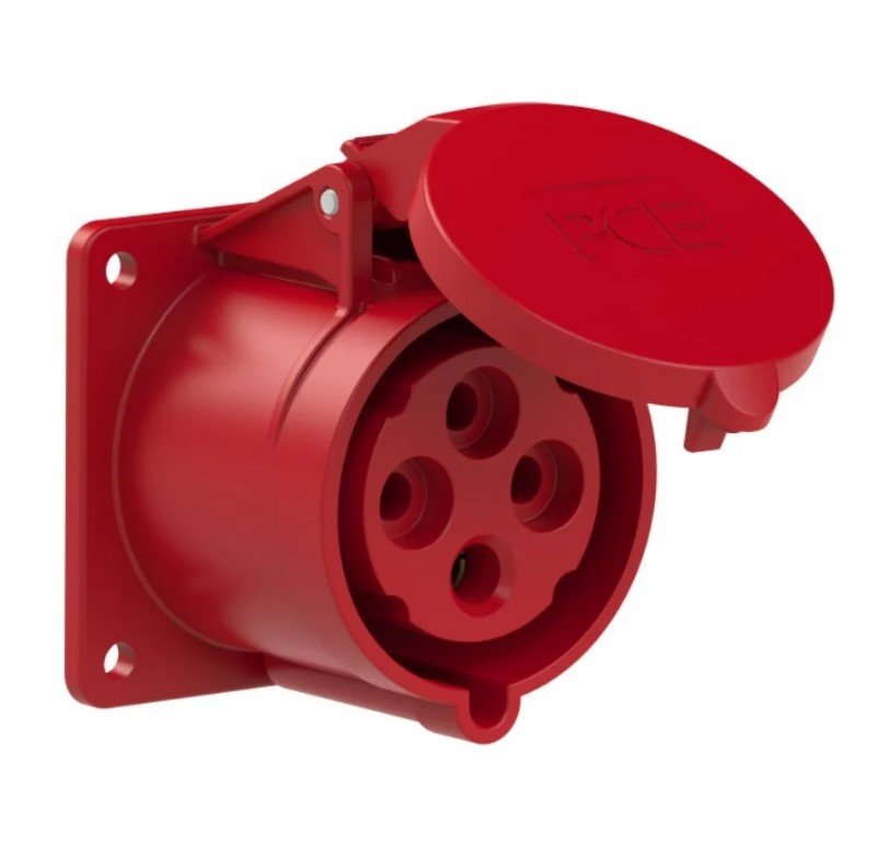 Розетка встраиваемая 32А/400V/3P+E/IP44 (PCE Австрия)