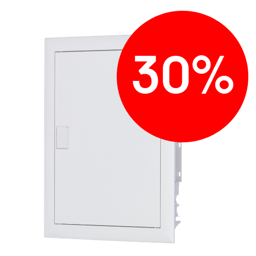 Шкаф внутреннего монтажа UK620P3RU 24 модуля с самозаж. клем. N/PE в нишу 480х367х95мм IP30 2CPX077851R9999 ABB УЦЕНКА