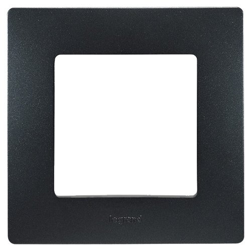 Рамка 1 пост (антрацит) Etika Legrand/Daccord/ИЭК (672581)