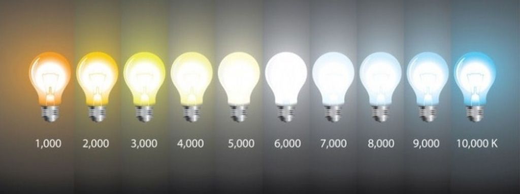 Обращайте внимание на световую температуру и цветовой спектр лампочки